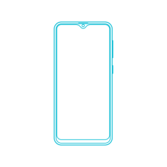 Digital Samsung Galaxy A20 Line Tracing Svg Vector, Free Vectors File